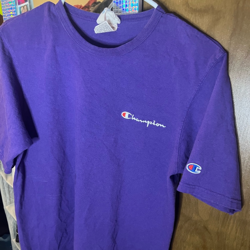 Champion Purple T Shirt